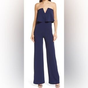 🆕 Lulus Power Of Love Wide Leg Jumpsuit size S